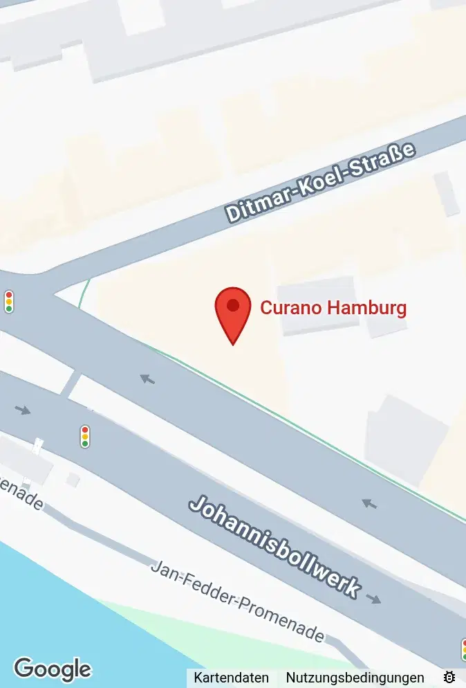 Karte: Curano Hamburg, Johannisbollwerk 16, 20459 Hamburg