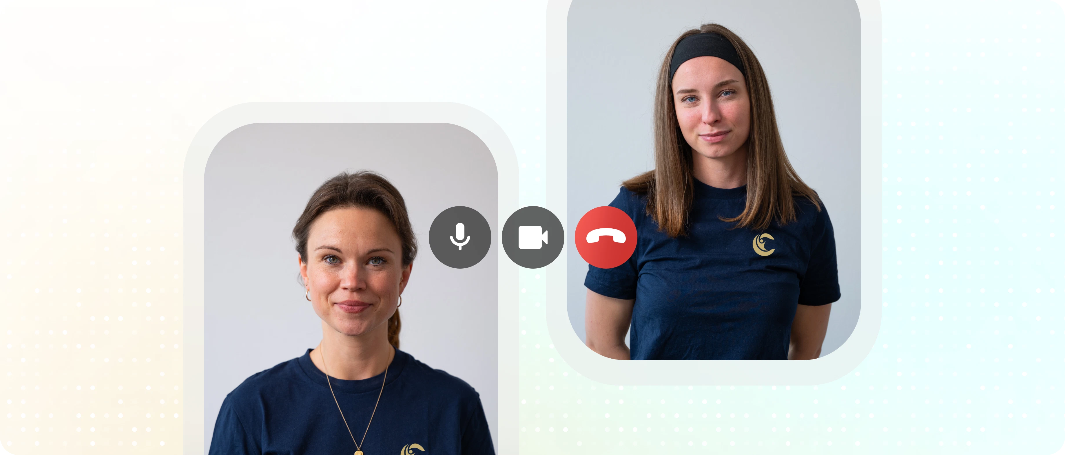 Illustration eines Videocalls