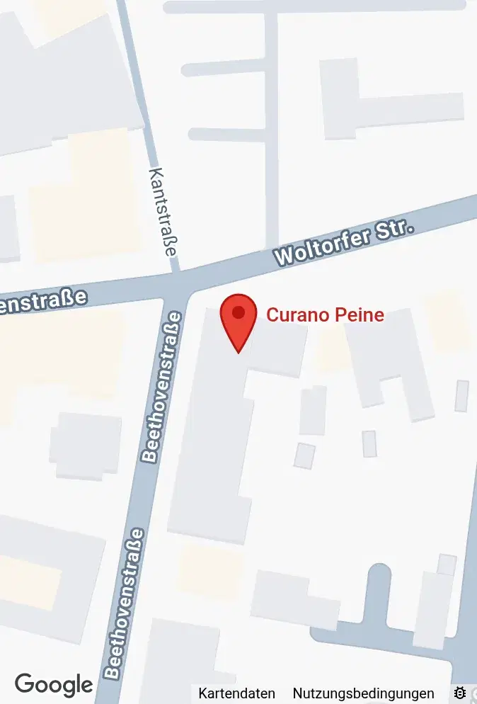 Karte: Curano Hannover/Peine, Beethovenstr. 1, 31224 Peine