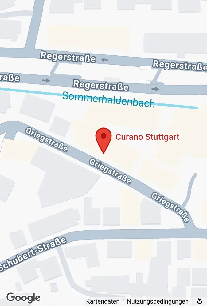 Karte: Curano Stuttgart, Griegstr. 25, 70195 Stuttgart